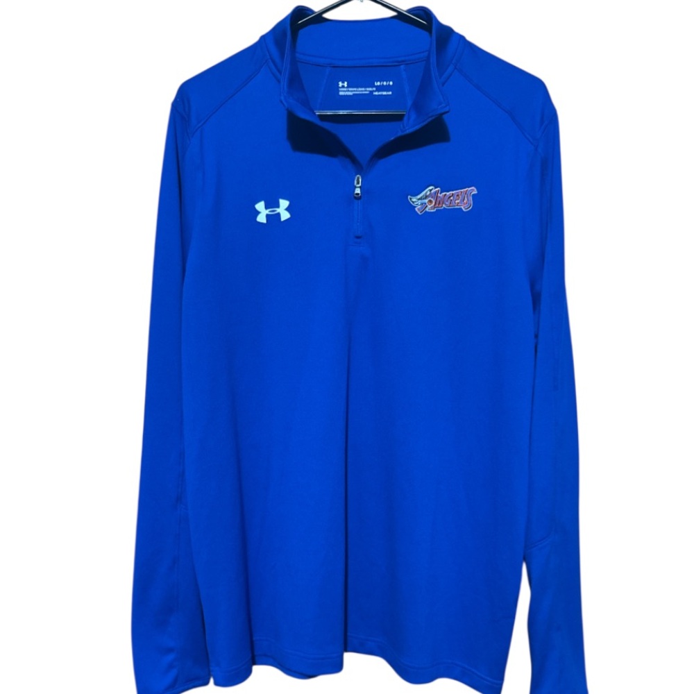 Men’s LG Blue HeatGear Shirt - Picture 4 of 5